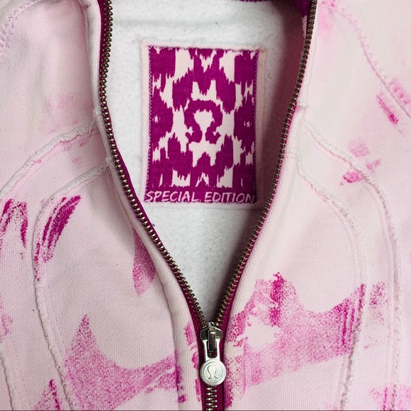 LULULEMON Jacket Special Edition Pink Tie Dye - Picture 3 of 6
